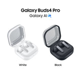 Samsung Galaxy Buds4 Pro, White, Corpo in metallo, Altoparlante a 2 vie e doppio amplificatore, Chiamate cristalline, Audio a 360 , ANC migliorata, Controllo adattivo del rumore, Connessione senza interruzioni e One UI, AI pronto ai comandi vocali