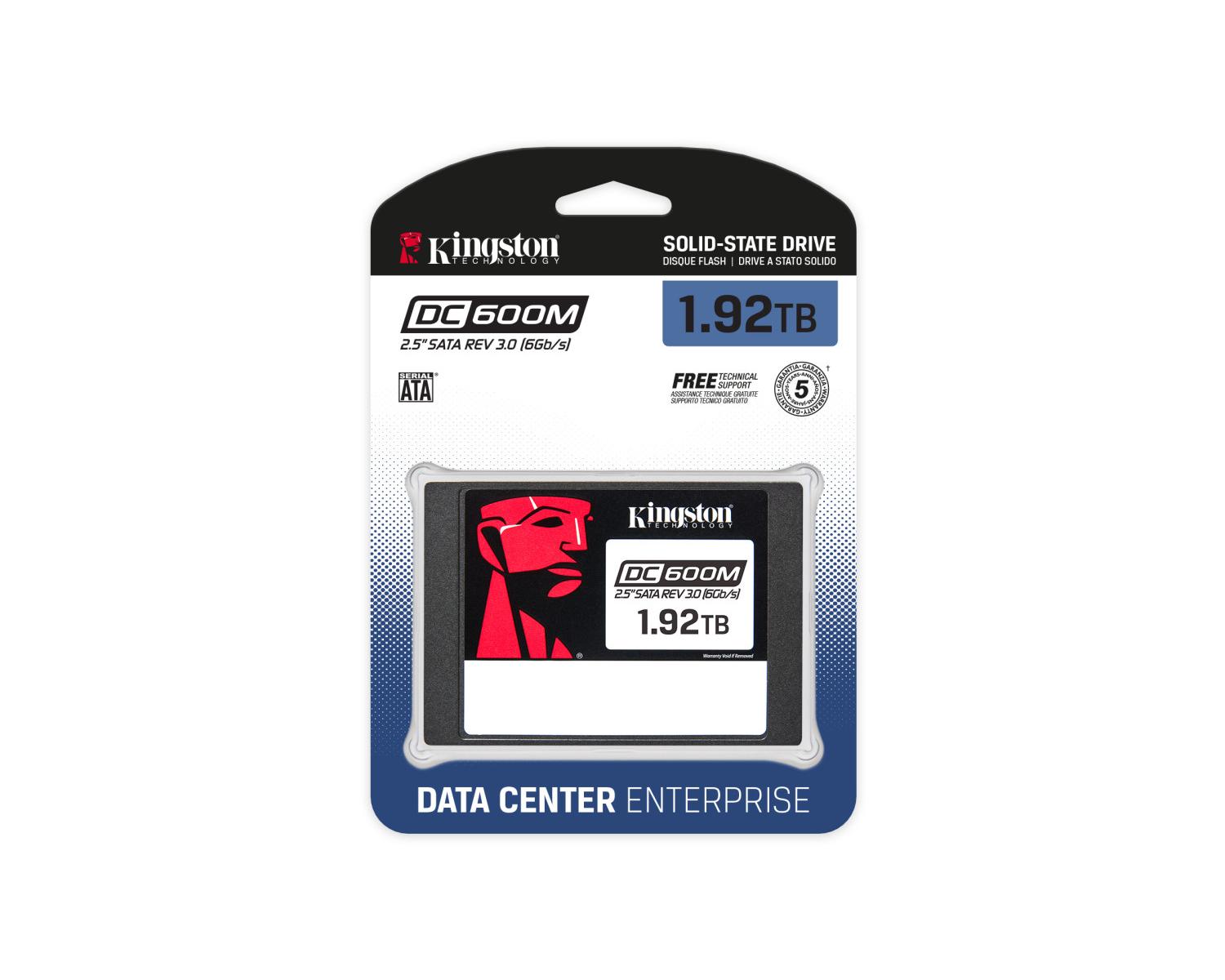 Kingston Technology DC600M 2.5pollici 1,92 TB Serial ATA 3D TLC NAND