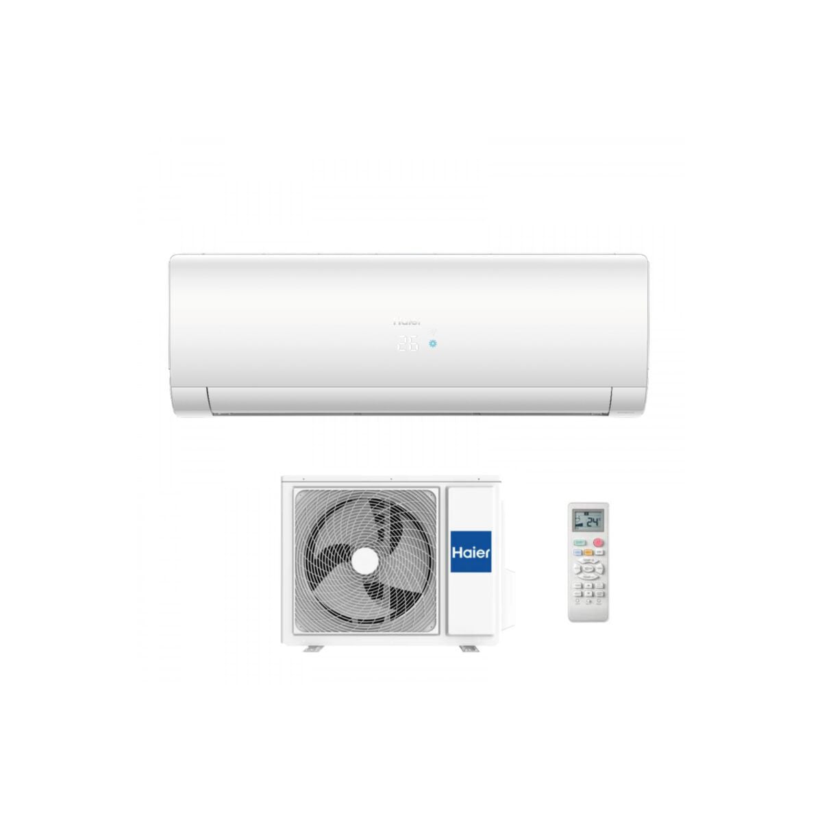 Haier H1U09Tab Kit Mono Condizionatore Monosplit 9000 Btu Inverter Classe A /A Gas R32 Wi-Fi