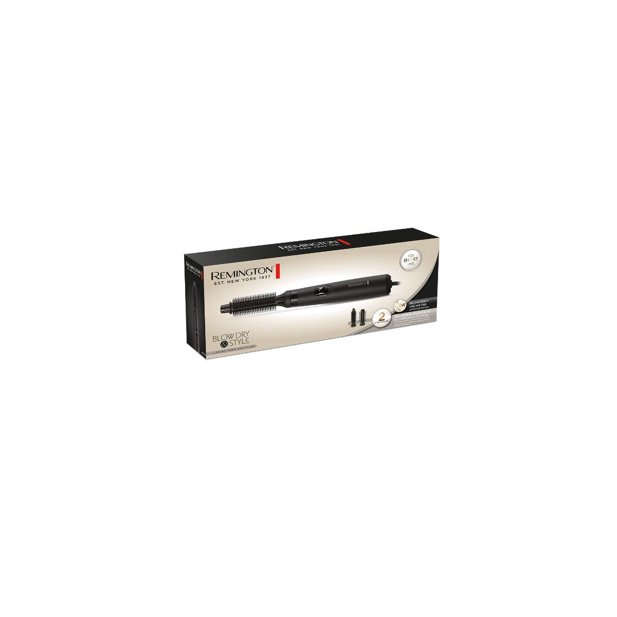 Remington AS 7100 Spazzola ad Aria Calda 400 W Nero