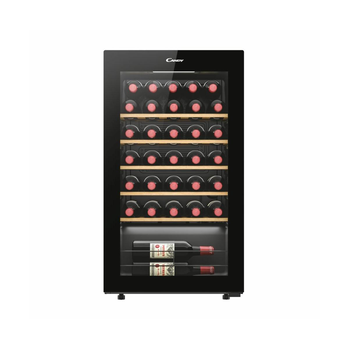 Candy CWC034 Cantinetta per vino 34 Bottiglie Classe G Nero