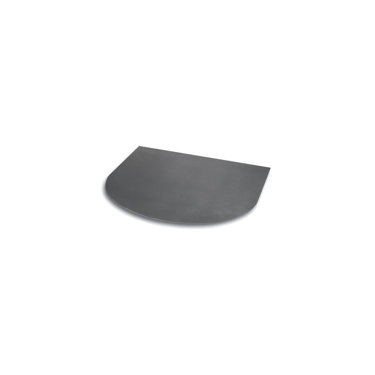 Nordica Piastra-Pedana per Stufa 1018263 in Acciaio Verniciato 900x800x2,5 mm Nero Opaco