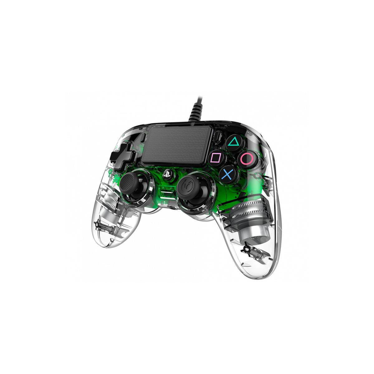 Nacon Compact Controller PS4 Ufficiale Sony PlayStation, Crystal Verde