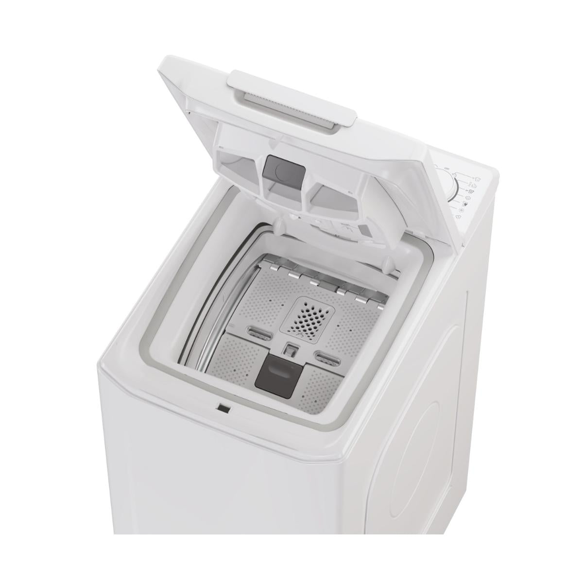 Candy TCA283D2-S lavatrice Caricamento dall'alto 8 kg 1200 Giri min Bianco