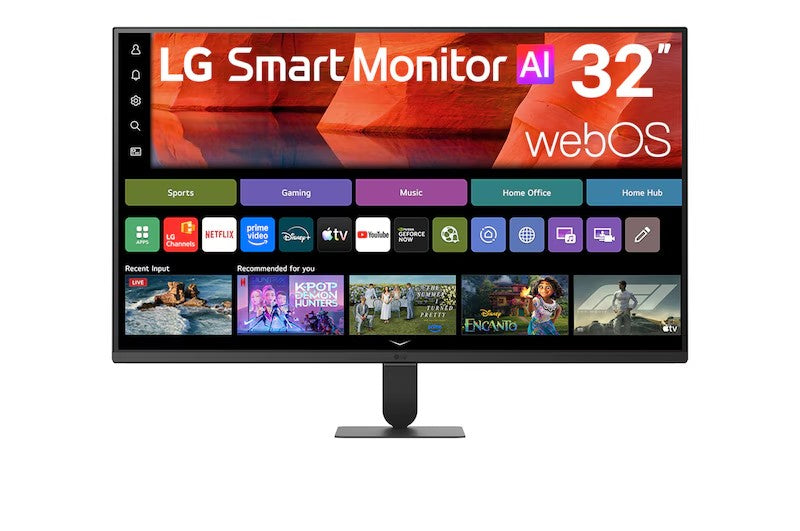 LG Smart Monitor AI 32U501SB-B 32" Full HD VA 120Hz HDR10 webOS 26 Smart Monitor