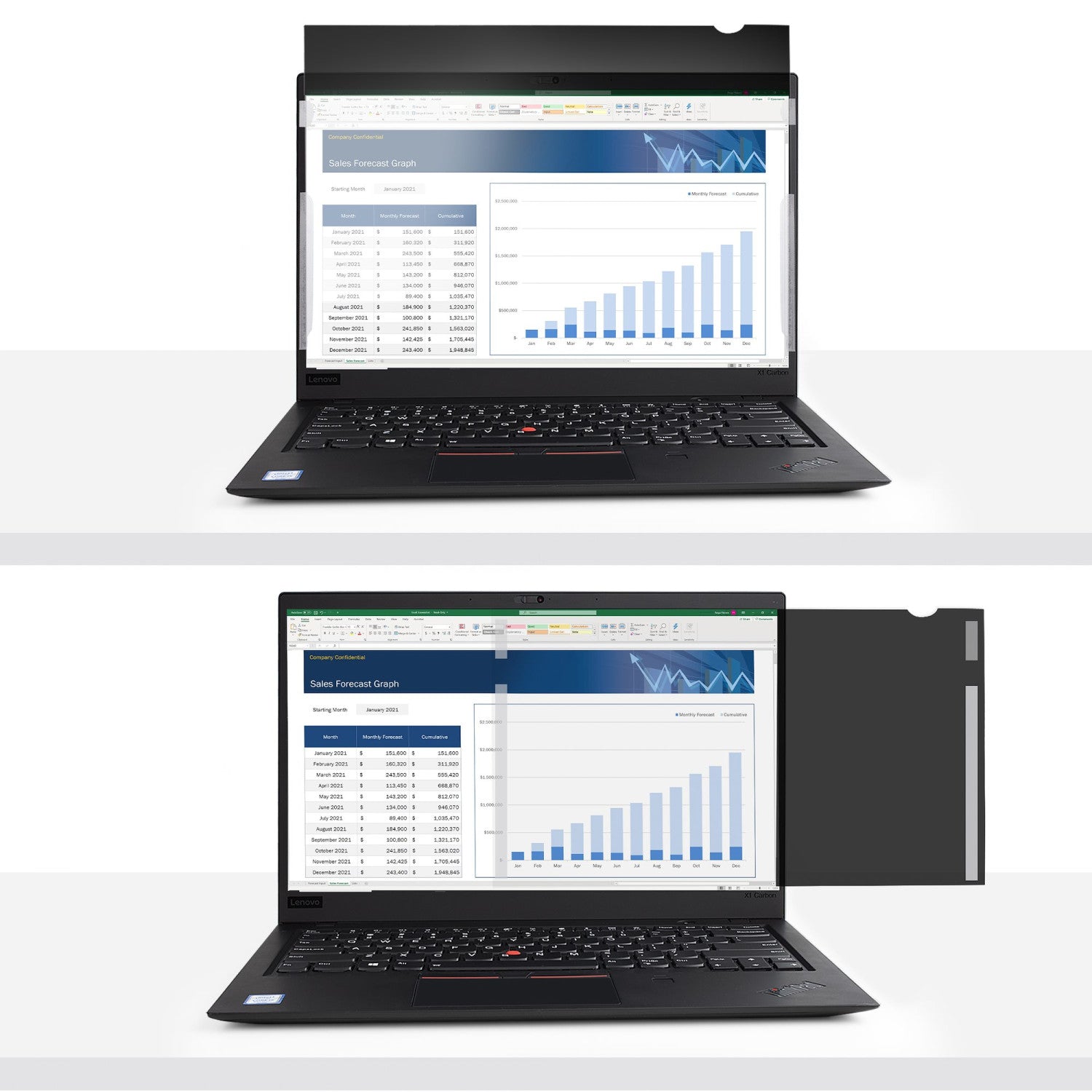 StarTech.com 133L-PRIVACY-SCREEN schermo anti-riflesso Filtro per la privacy senza bordi per display 33,8 cm (13.3")