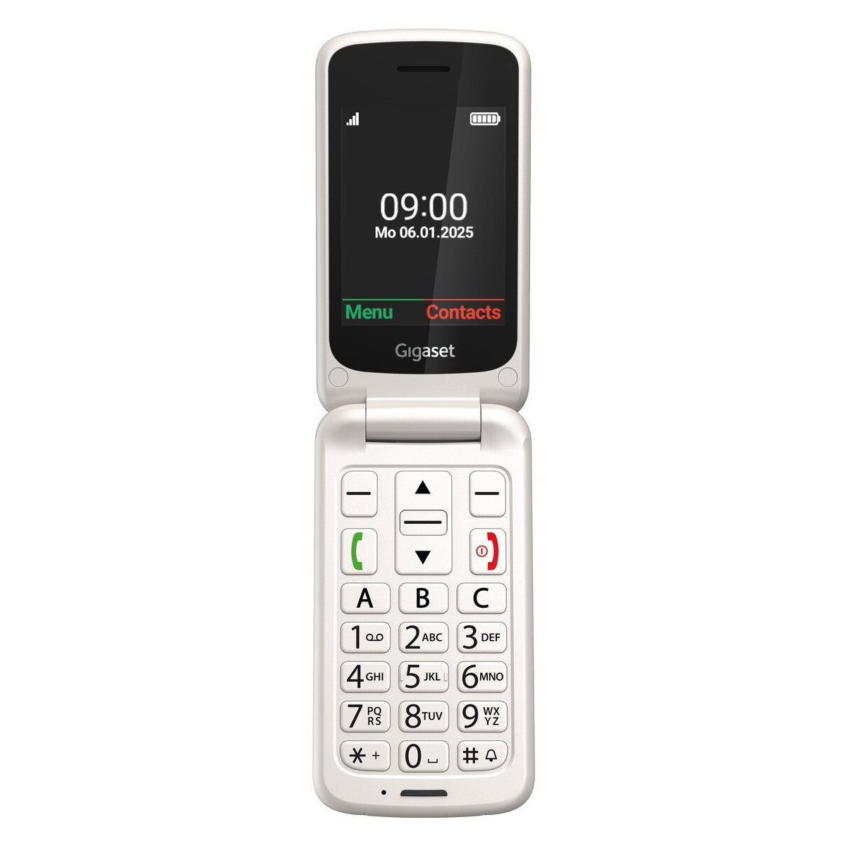 Gigaset GL595 7,11 cm (2.8") 114 g Bianco Telefono per anziani