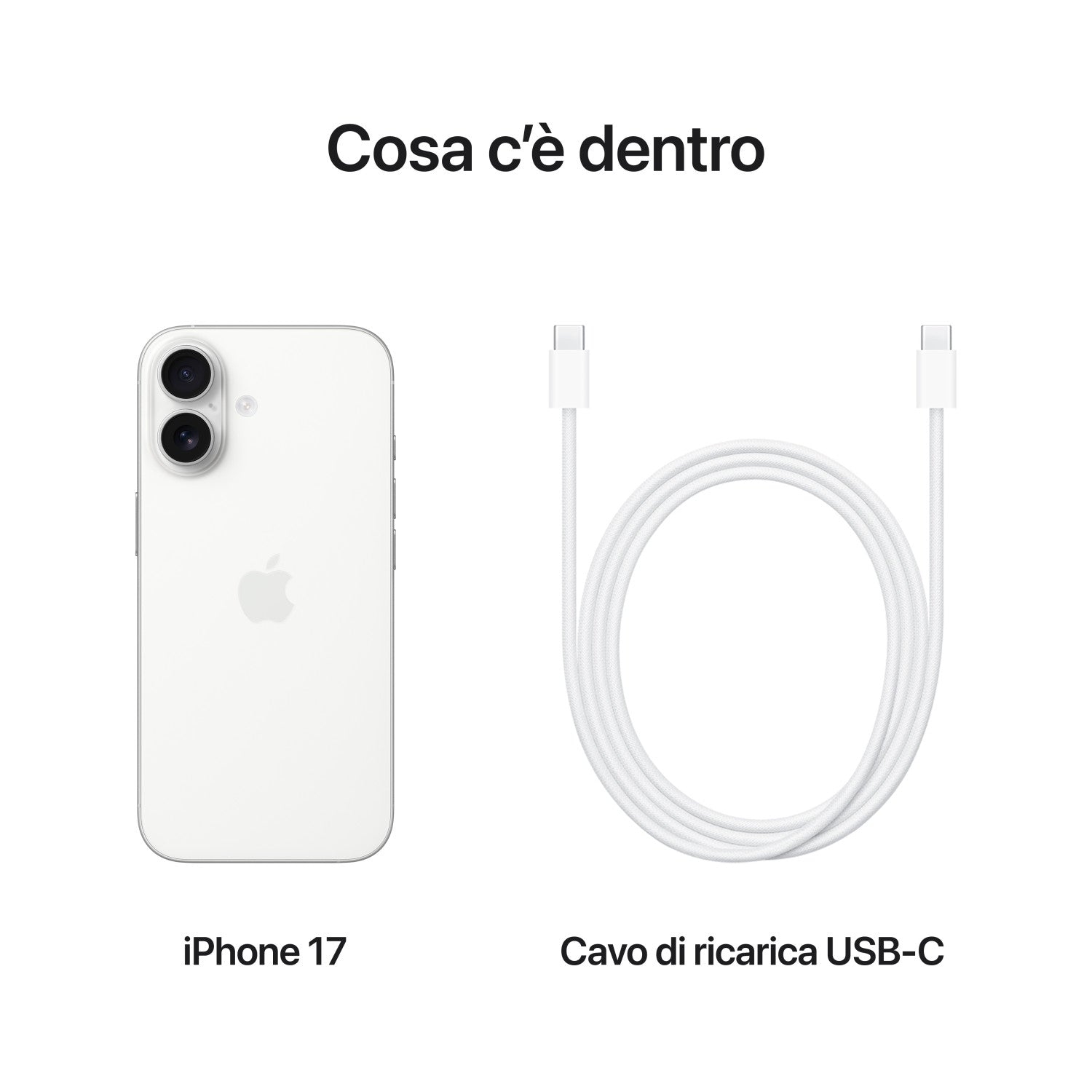 Apple iPhone 17 256GB smartphone Bianco