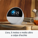 Amazon Nuovo Echo Spot (modello 2024) Sveglia intelligente con suono di qualità e Alexa Nero