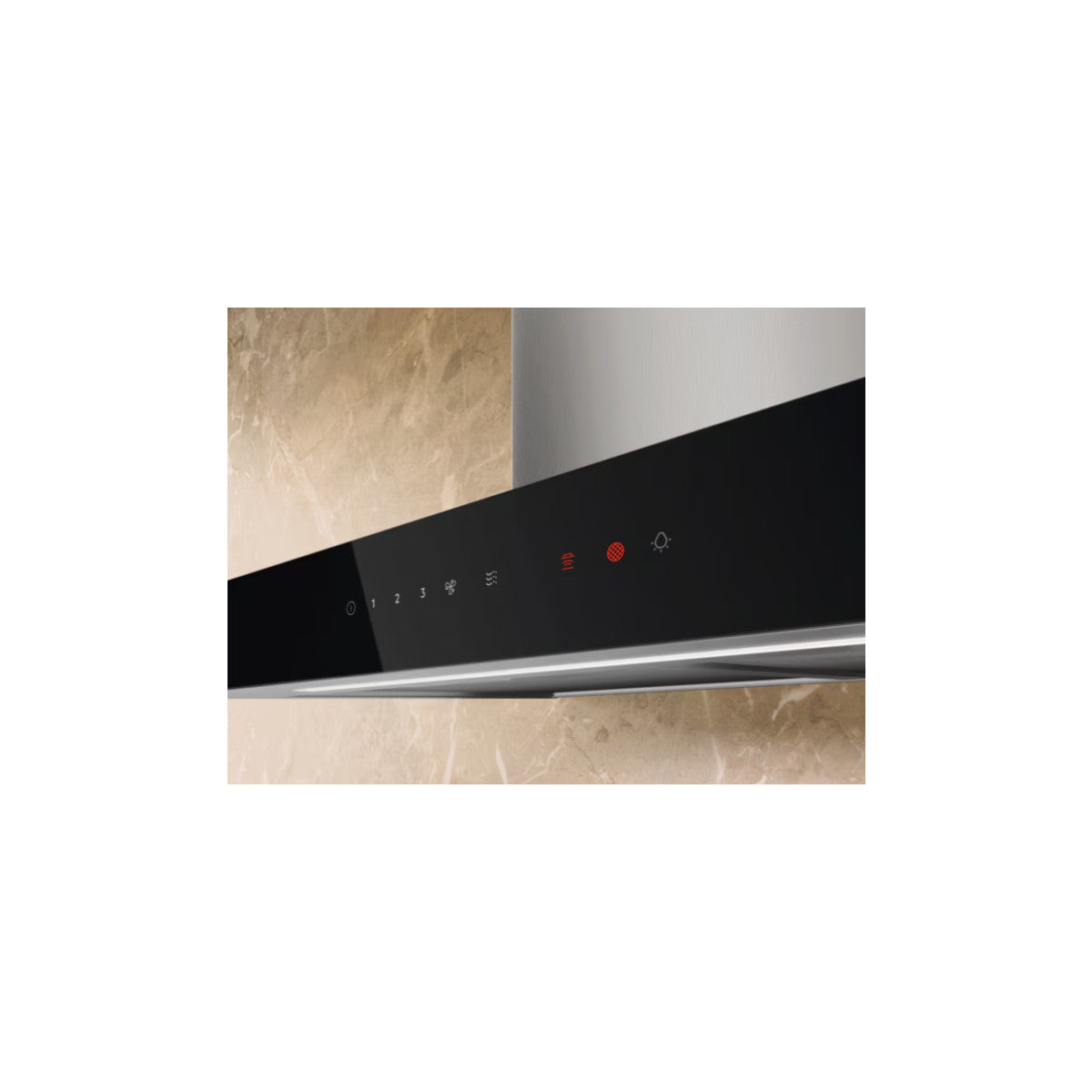Electrolux LFT826X Cappa aspirante a parete Nero, Acciaio inox A 600 m3/h