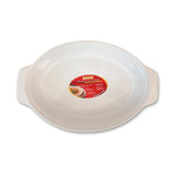 Guardini Pirofila Da Forno Ovale In Ceramica 30x18 Cm Bianco