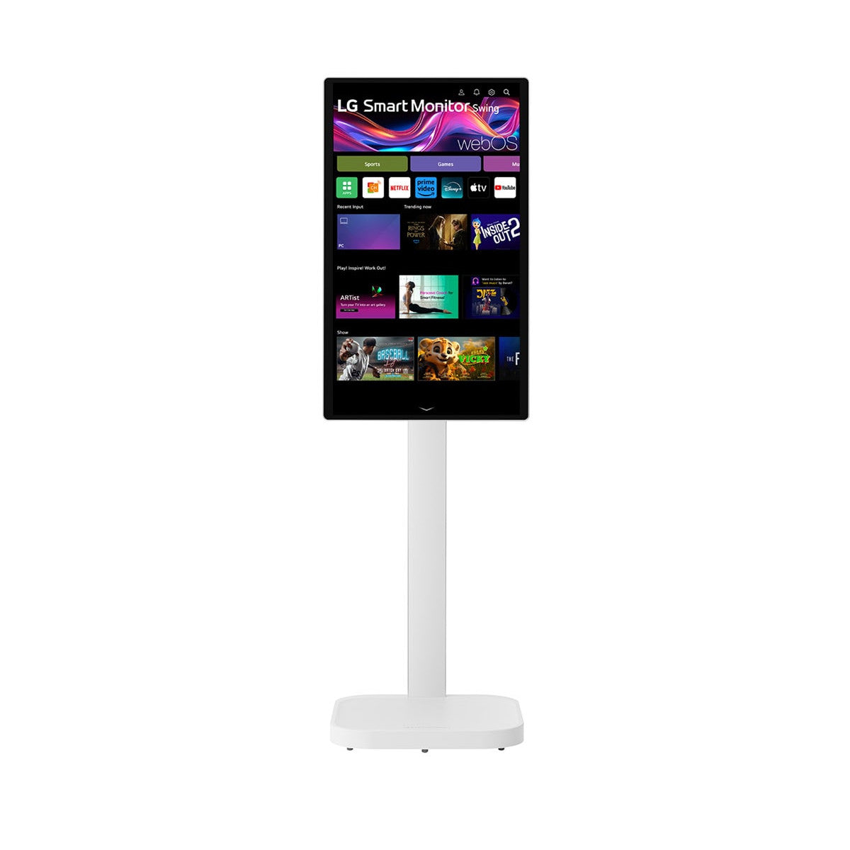 LG 32U889SA-W Monitor PC 80 cm (31.5 pollici) 3840 x 2160 Pixel 4K Ultra HD Touch screen Bianco
