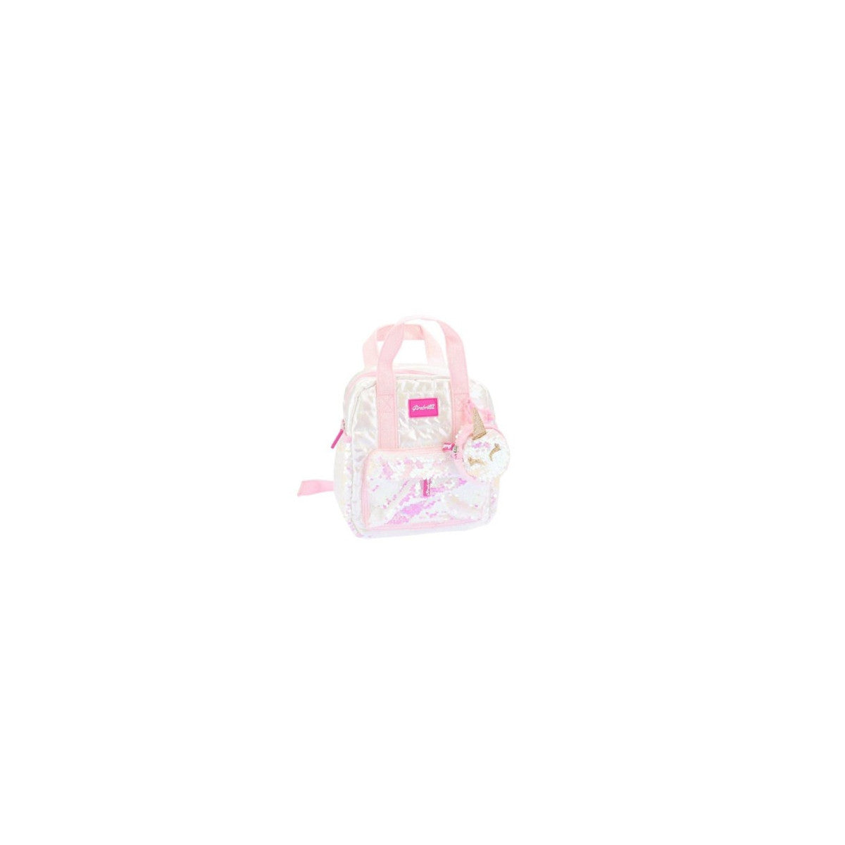 Nice Girabrilla Puffer Mini Backpack Bianco Perla