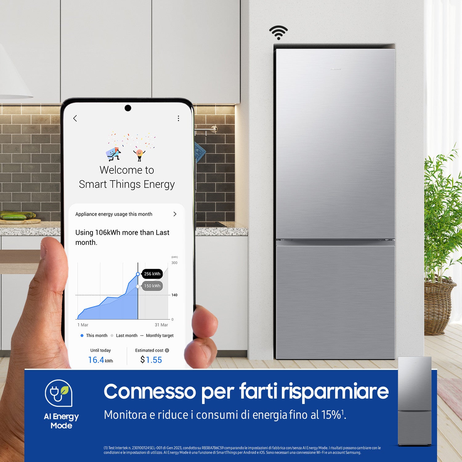 Samsung RB53DG706CS9 Libera installazione 538 L C Metallico
