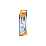 BIC Cristal Soft Nero, Blu, Verde, Rosso Penna a sfera Medio 4 pz