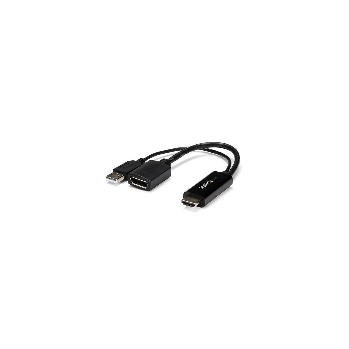 StarTech.com HD2DP cavo e adattatore video Nero