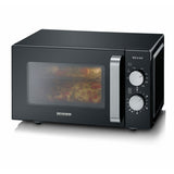 Severin MW 7762 forno a microonde Nero, Acciaio inox Microonde con grill Superficie piana 20 L 800 W