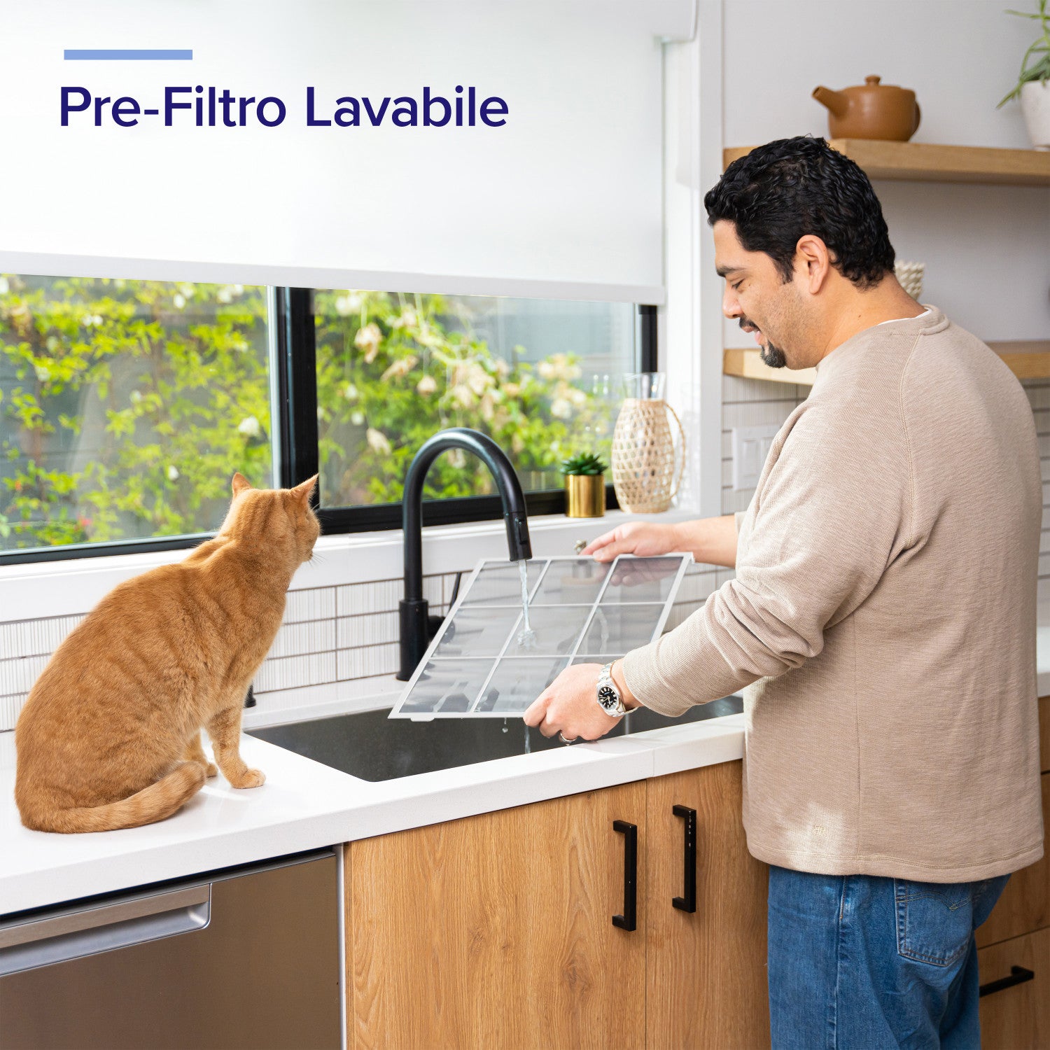 Levoit PURIFICATORE D'ARIA Vital 200S Pro Smart HEPA con Sensore di Luce e Prefiltro Lavabile, Rimuove il 99,97% di Polvere, Polline, Peli di Animali e Odori