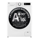 LG F4R3010NSWB Lavatrice 10kg AI DD, Classe A-10 , 1400 giri, Lavaggio a vapore