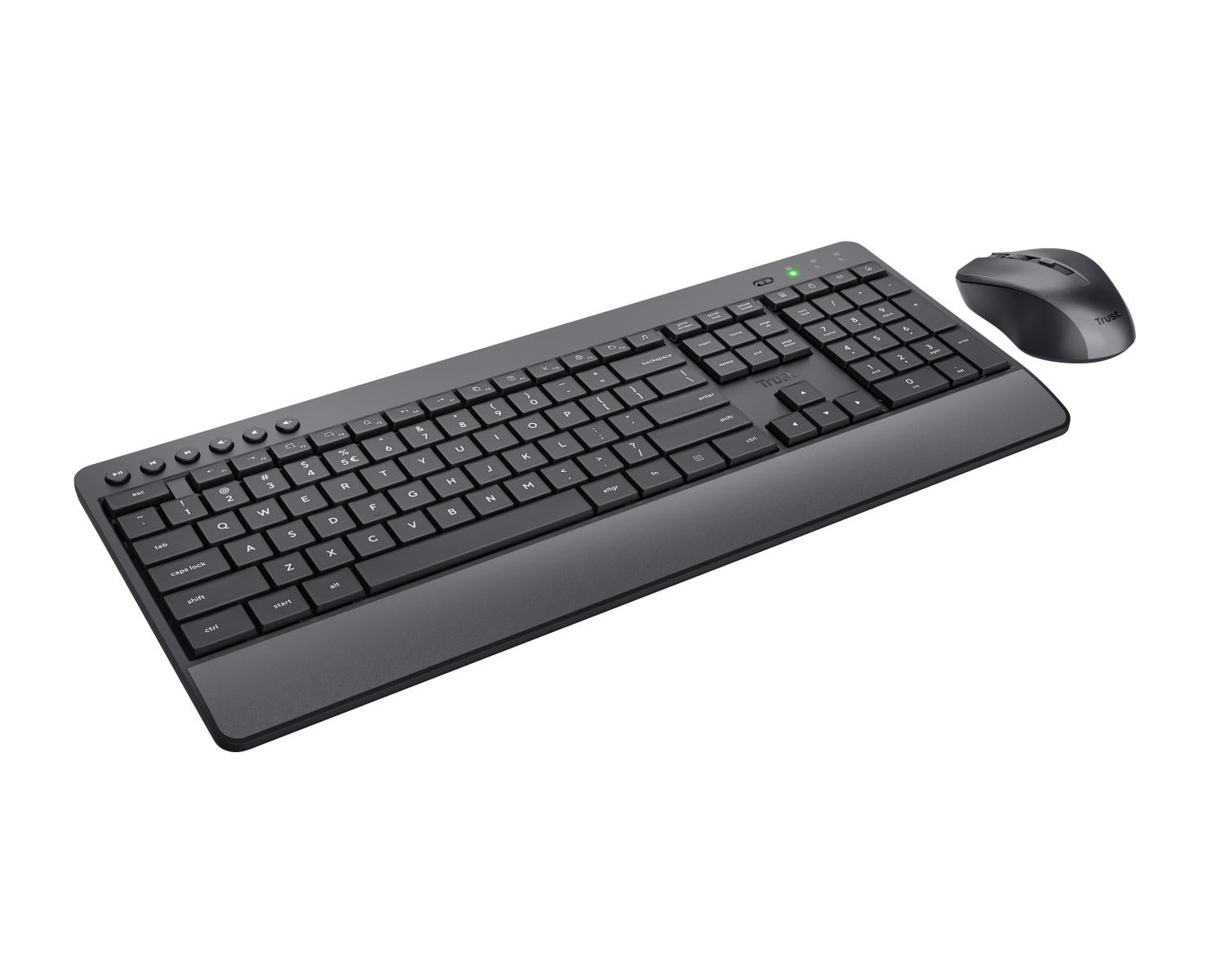 Trust Trezo 24530TRS Tastiera Mouse Incluso RF Wireless QWERTY Italiano Nero