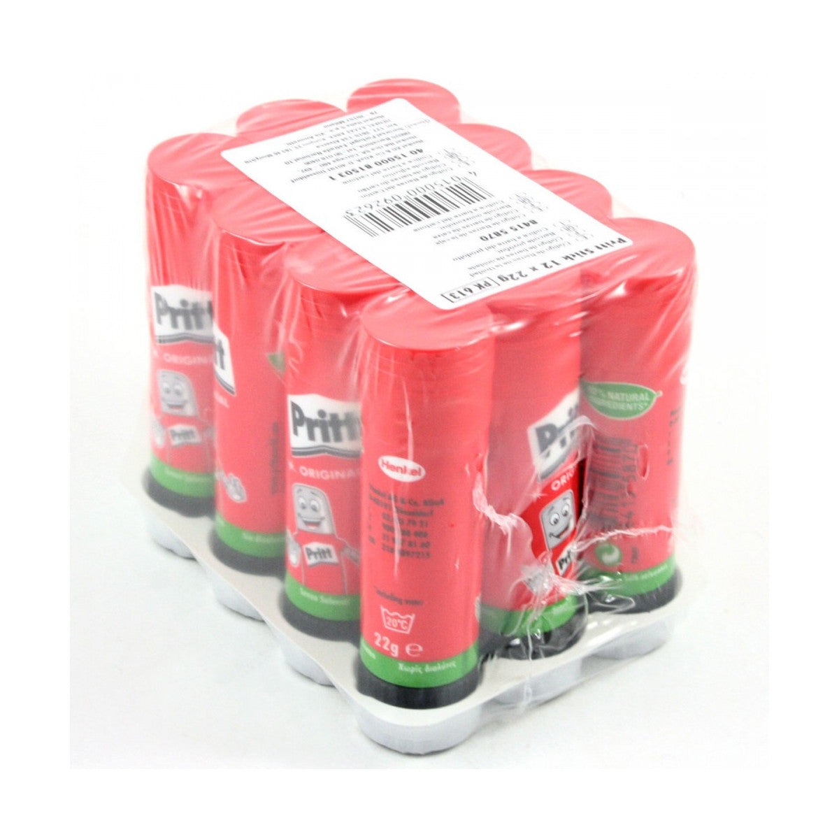 Henkel Colla Stick Pritt Confezione 12 Pezzi Formato 22 Gr