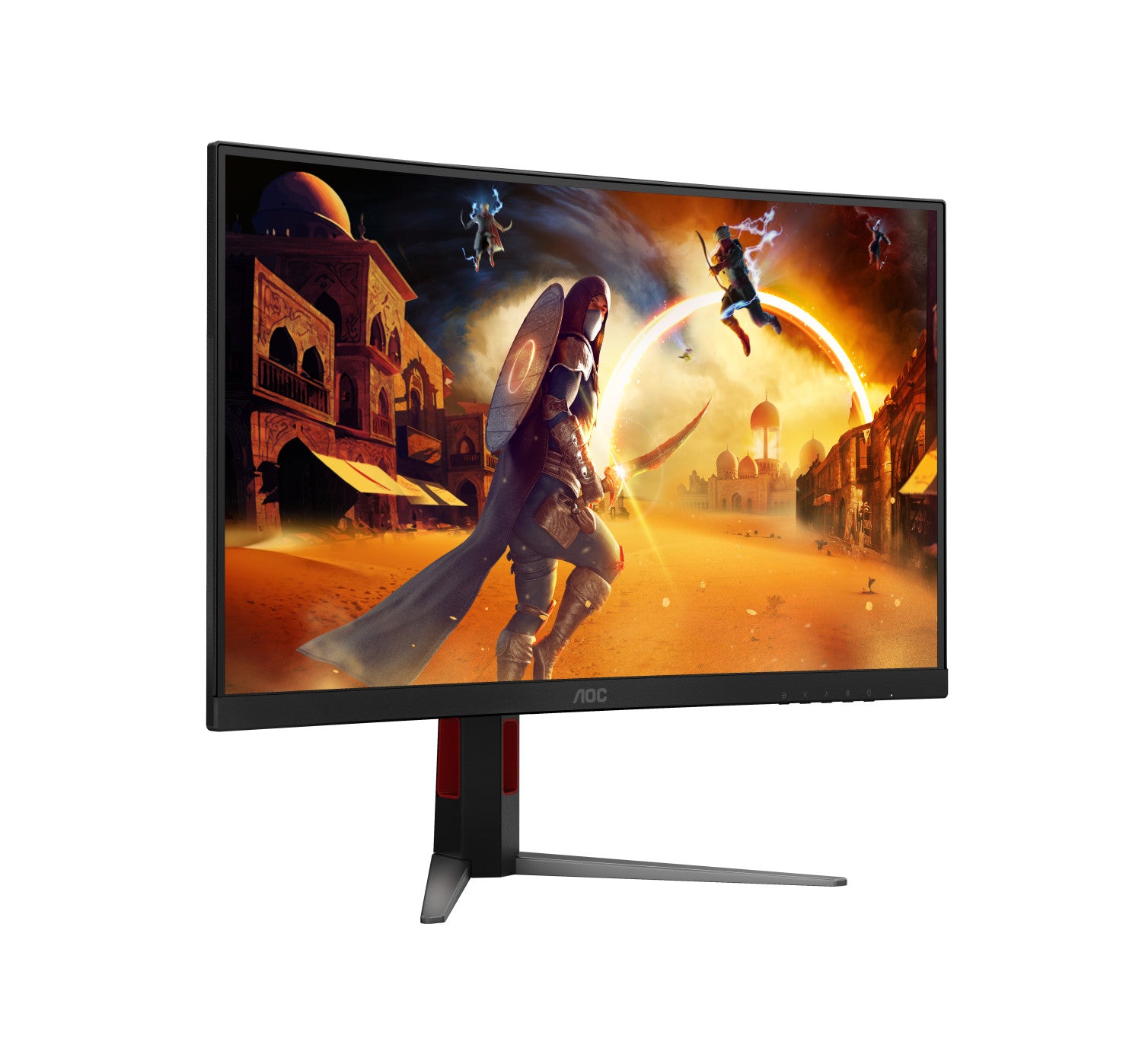 AOC G4 Gaming Monitor PC 68,6 cm (27pollici) 2560 x 1440 Pixel Nero, Rosso