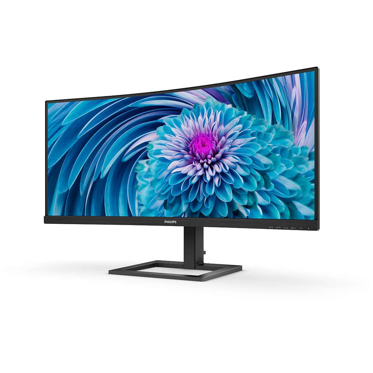 Philips E Line 346E2CUAE/00 Monitor PC 86,4 cm (34pollici) 3440 x 1440 Pixel Wide Quad HD LCD Nero