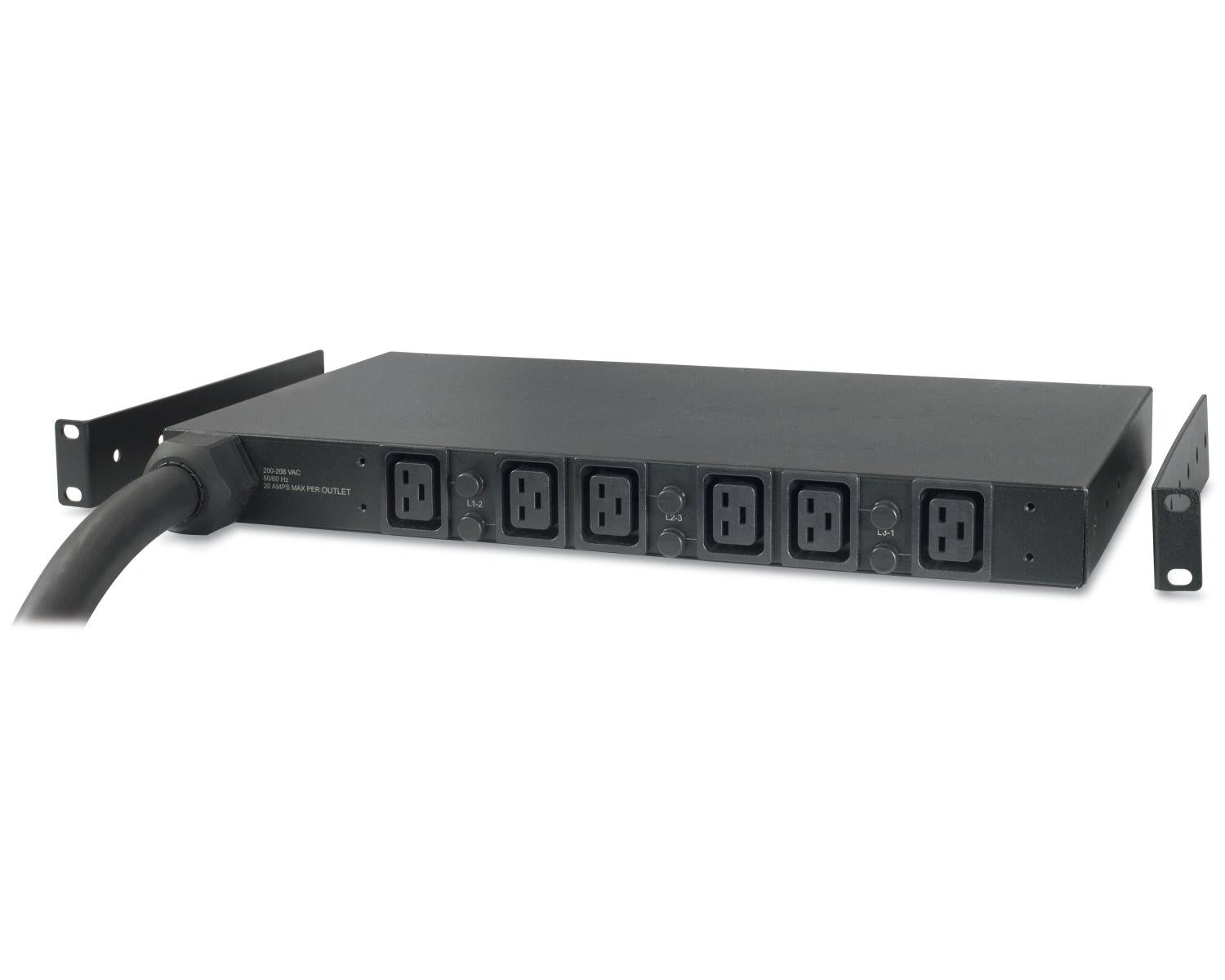 APC Basic Rack PDU AP7526 unità di distribuzione dell'energia (PDU) 6 presa(e) AC 1U Nero