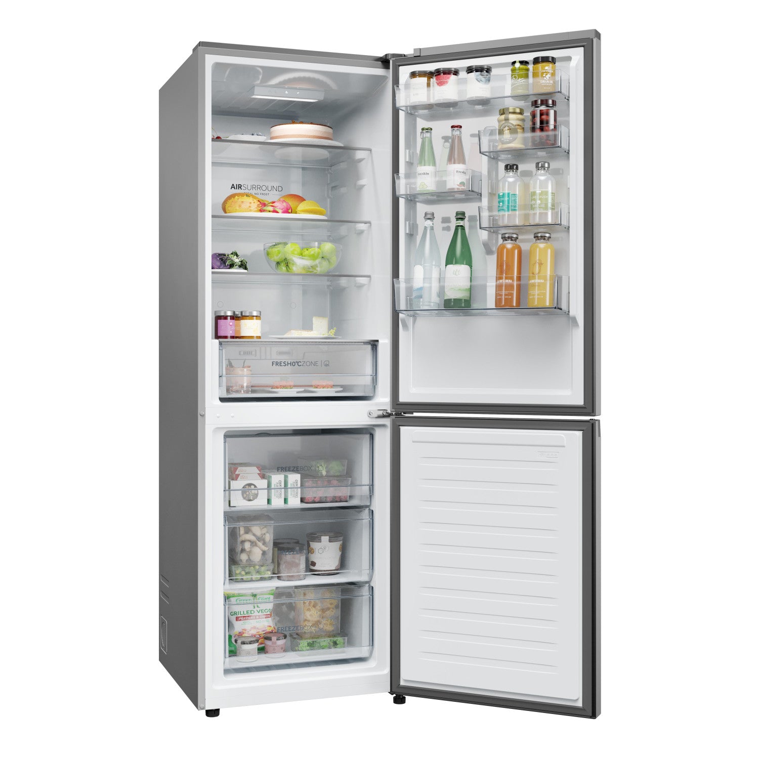 Haier HDPR1618CNPK frigorifero Libera installazione 352 L classe C Acciaio inox