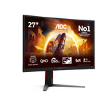 AOC G4 Gaming Monitor PC 68,6 cm (27pollici) 2560 x 1440 Pixel Nero, Rosso