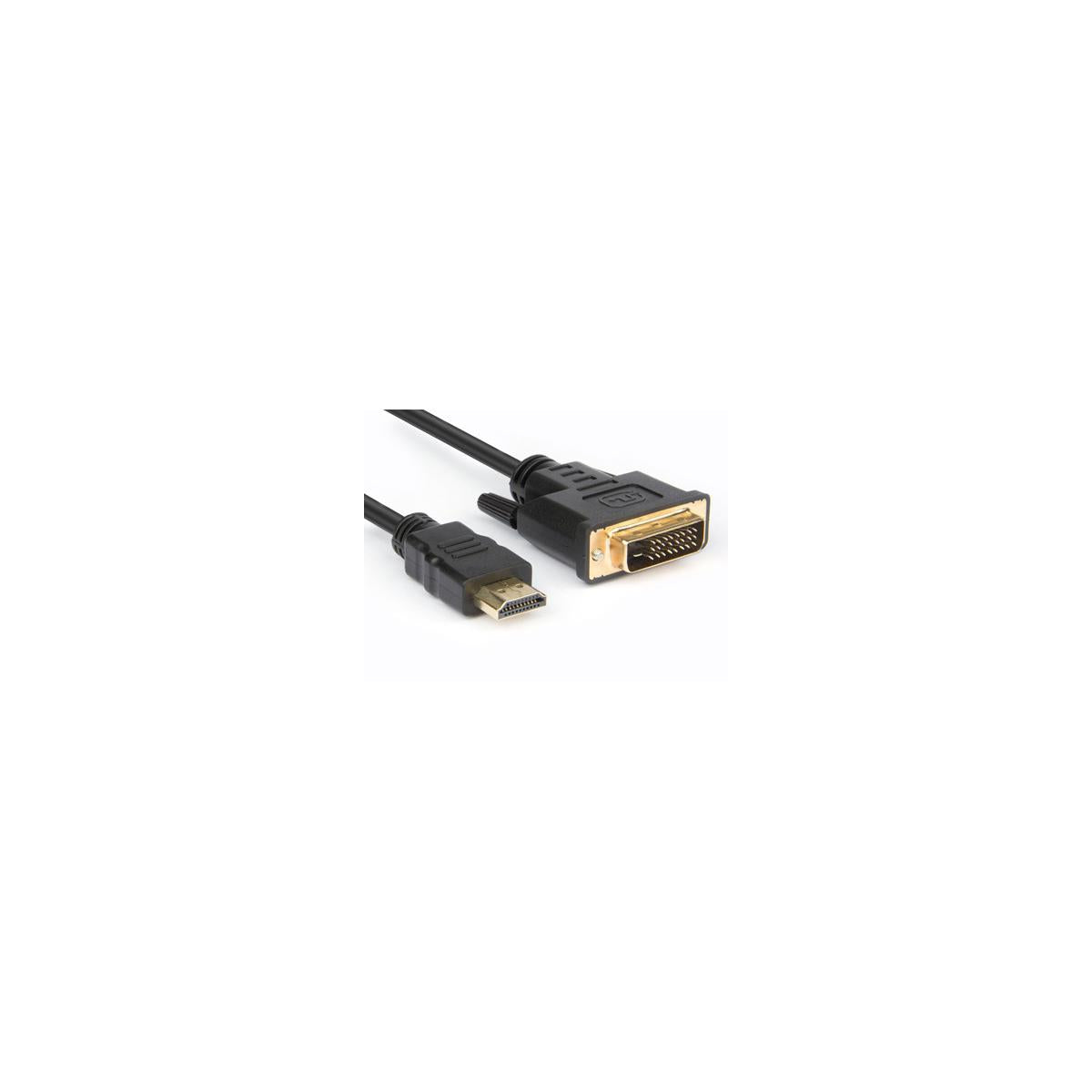 Hamlet XVCHDM-DV18 cavo e adattatore video 1,8 m HDMI tipo A (Standard) DVI-D Nero