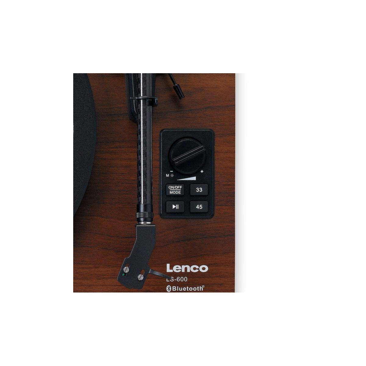 Lenco LS 600WA piatto audio Giradischi con trasmissione a cinghia Nero. Legno Manuale