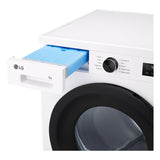LG RNX1009NWK asciugatrice Libera installazione Caricamento frontale 9 kg Bianco