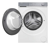 Haier HW90-B14367U1-IT lavatrice Caricamento frontale 9 kg 1400 Giri/min Argento, Bianco