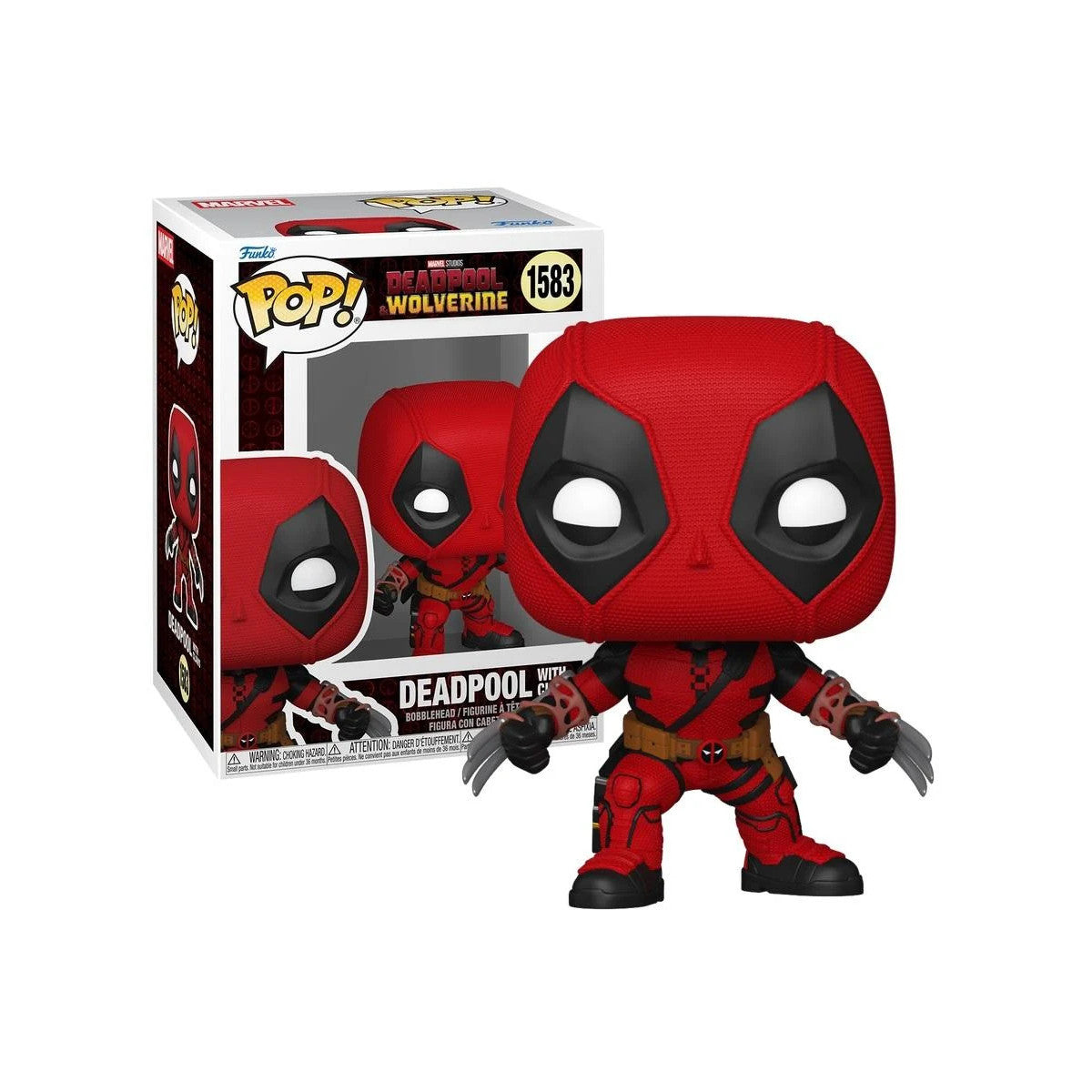 Funko Pop Marvel Deadpool Wolverine - Deadpool With Claws Vinyl Figure 1583