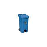 Stefanplast Urban Eco System Bidone Carrellato 80 Lt Con Pedale Blu