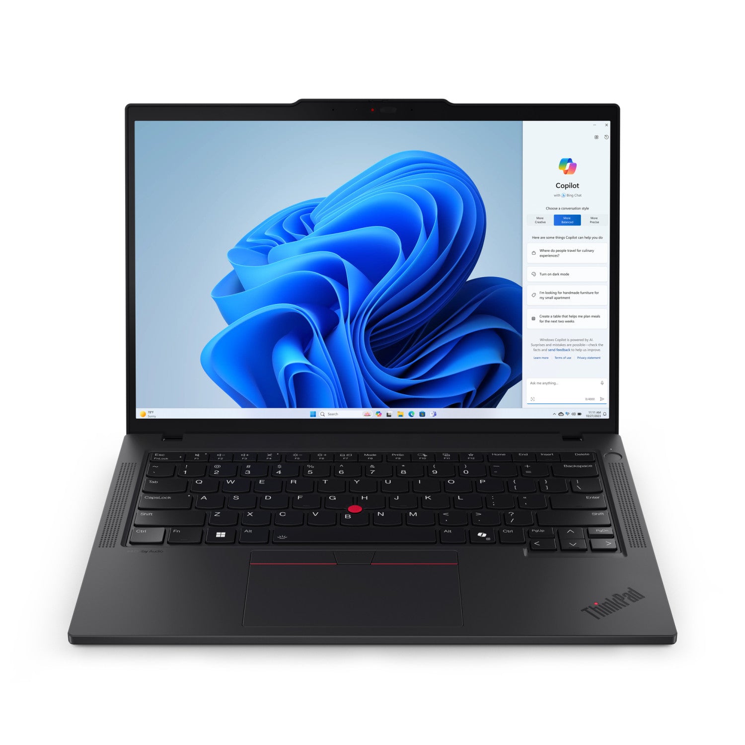 Lenovo ThinkPad T14 Gen 5 (AMD) AMD Ryzen 5 PRO 8540U Computer portatile 35,6 cm (14") WUXGA 16 GB DDR5-SDRAM 512 GB SSD Wi-Fi 6E (802.11ax) Windows 11 Pro Italiano Nero
