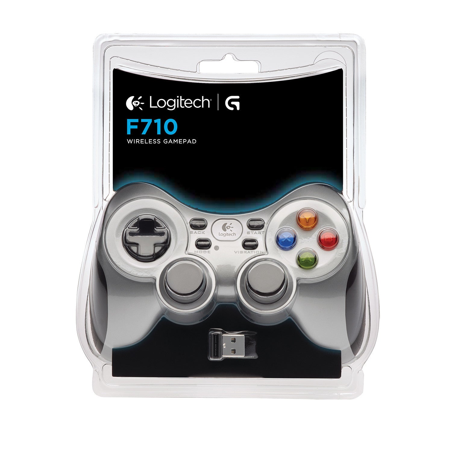 Logitech G F710 Nero, Argento RF Gamepad Analogico/Digitale PC