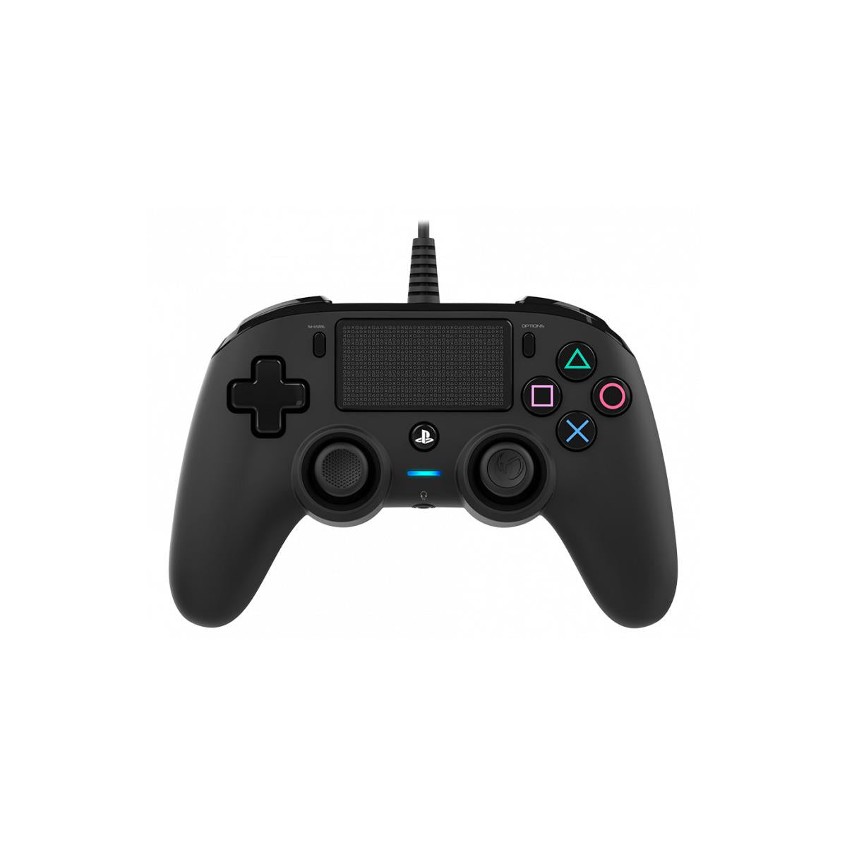 BigBen PS4OFCPADBLACK USB Interactive Nacon Compact Controller, Nero - PlayStation 4