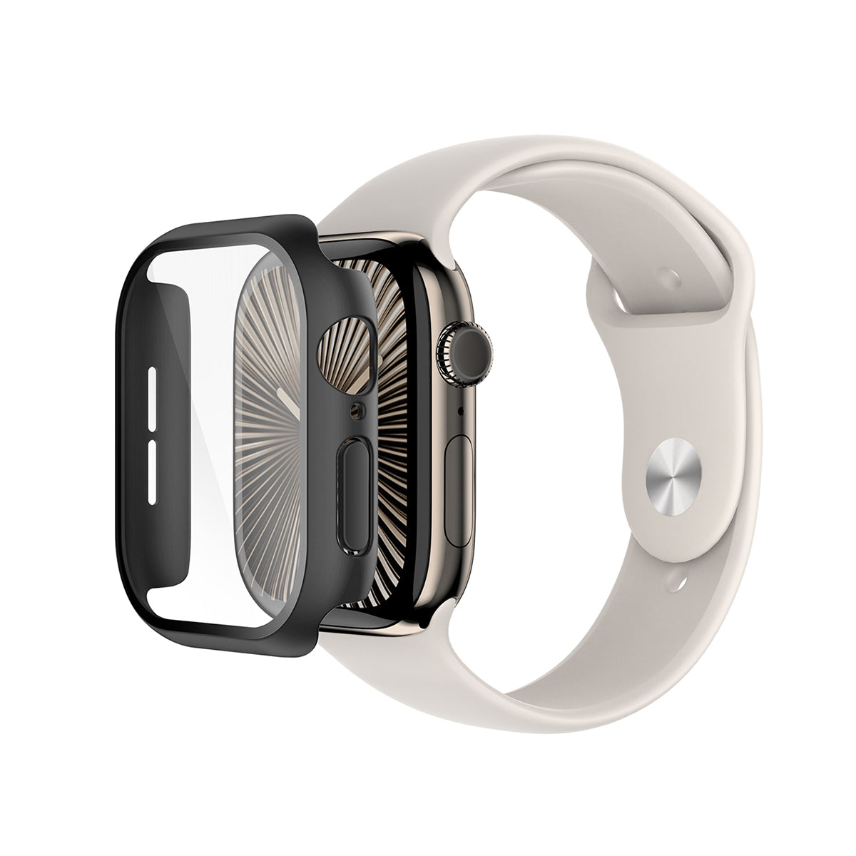 TEMPEREDCURVE BUMPER SCREEN PROTECTION - SERIES 10 - BLK 46MM