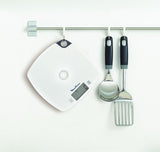 Moulinex BN1000 Bilancia Elettronica da Cucina Quadrato Grigio Bianco