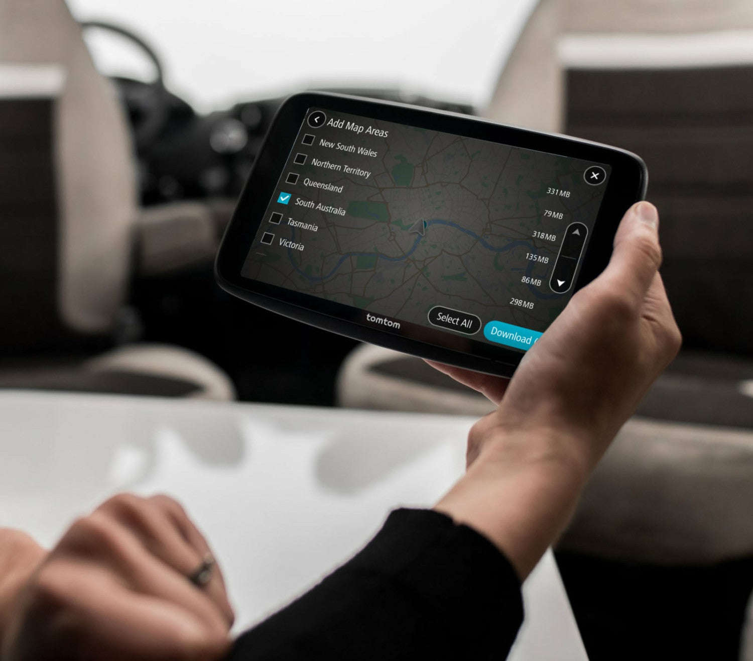 TomTom 1YD7.002.31 navigatore Fisso 17,8 cm (7") Touch screen 400 g Nero