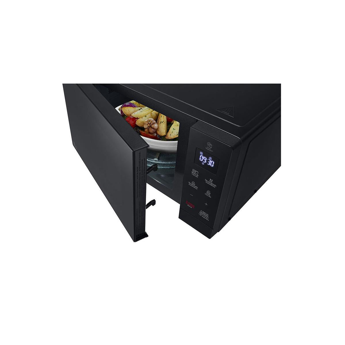 LG MH7032JAS Nero Microonde con grill Superficie piana 30 L 900 W
