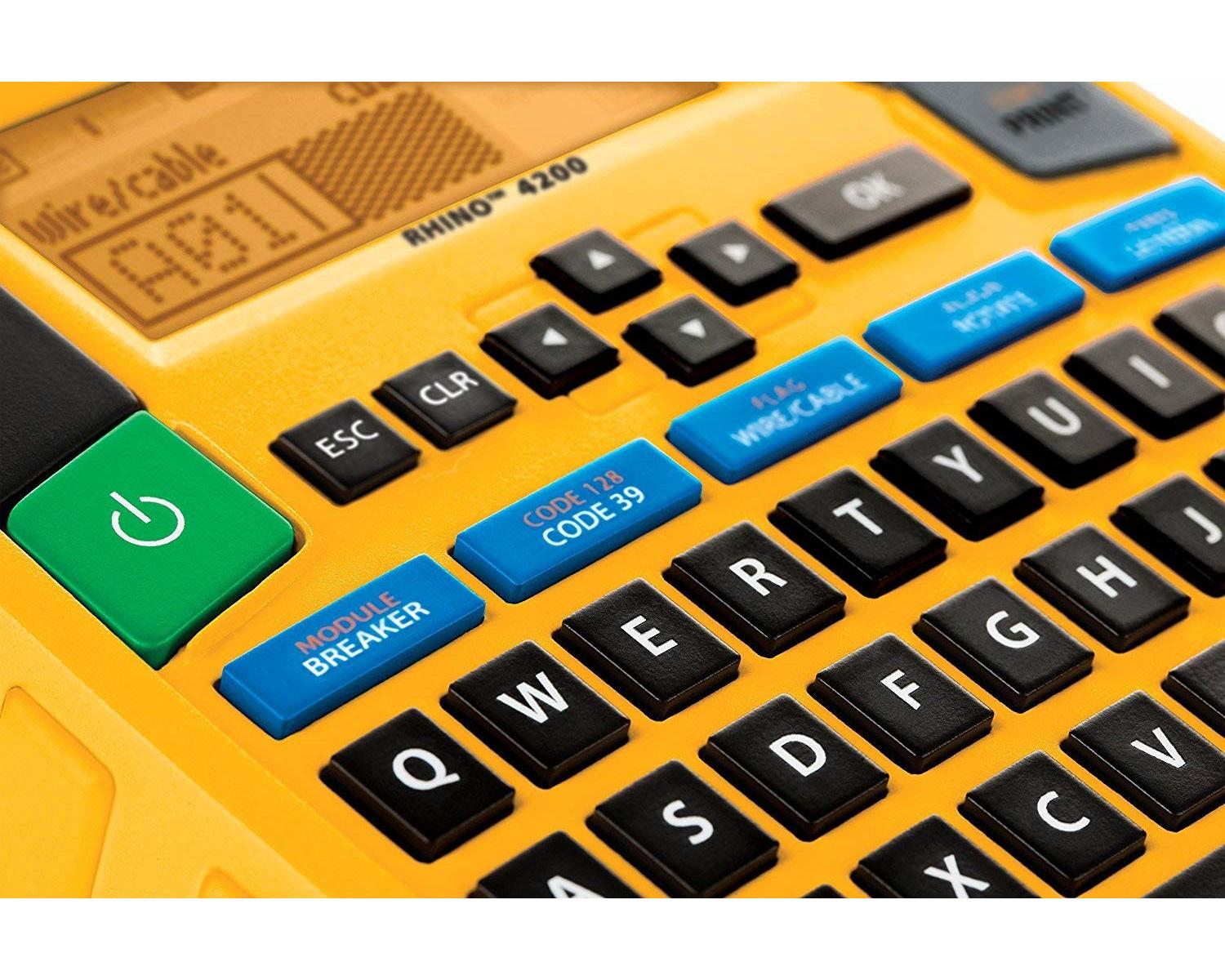 DYMO 1852995 Stampante per etichette CD Rhino 4200 Trasferimento Wireless QWERTY Nero