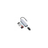 Conceptronic DONN02G replicatore di porte e docking station per laptop USB 3.2 Gen 1 (3.1 Gen 1) Type-C Alluminio