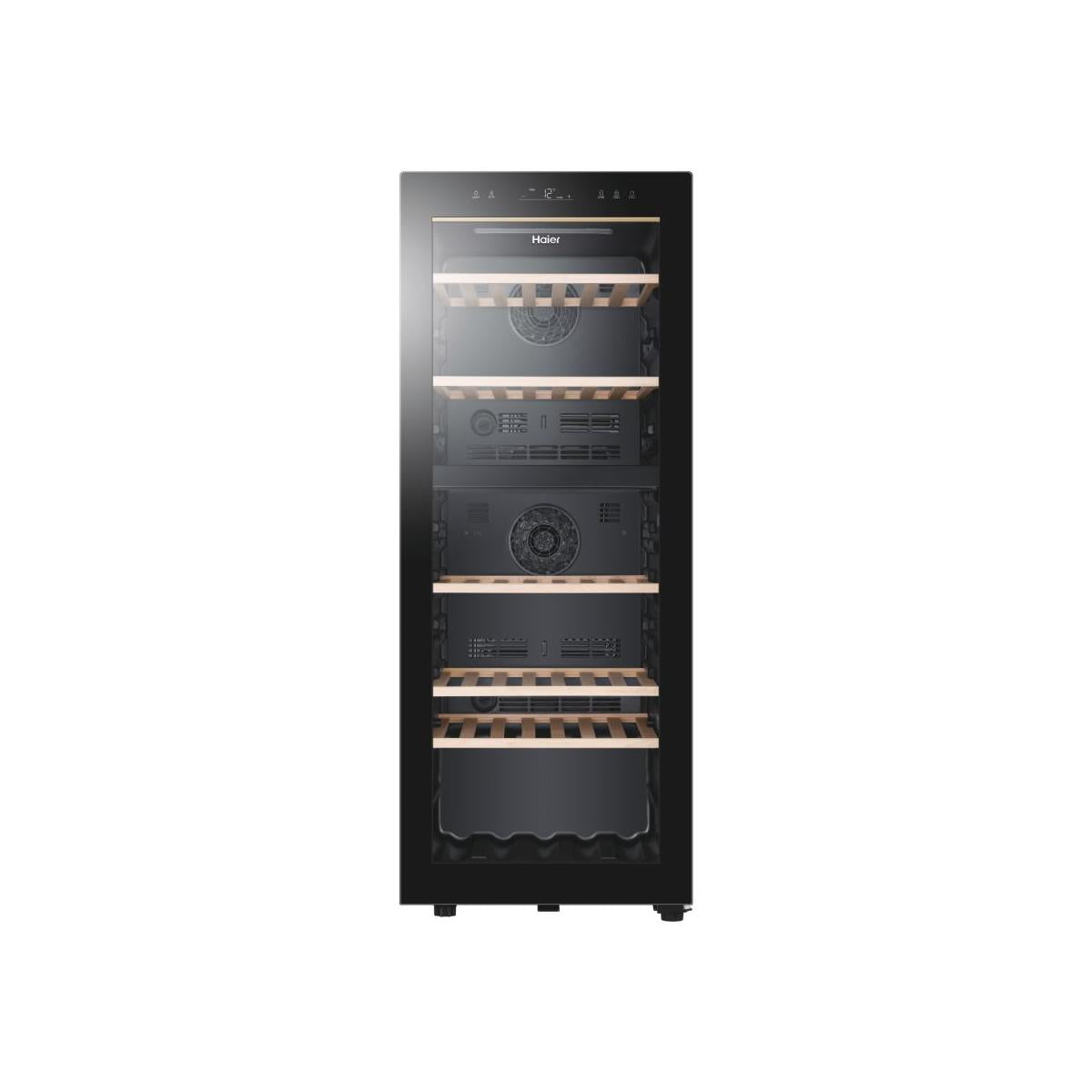 Haier Wine Bank 50 Serie 5 HWS79GDG Cantinetta vino con compressore Libera installazione Nero 79 bottiglie
