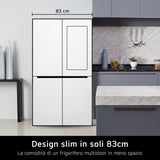 LG InstaView GMV860EPDE Frigorifero Multidoor Slim Classe E 530L WiFi Linear Cooling Essence Matte Black