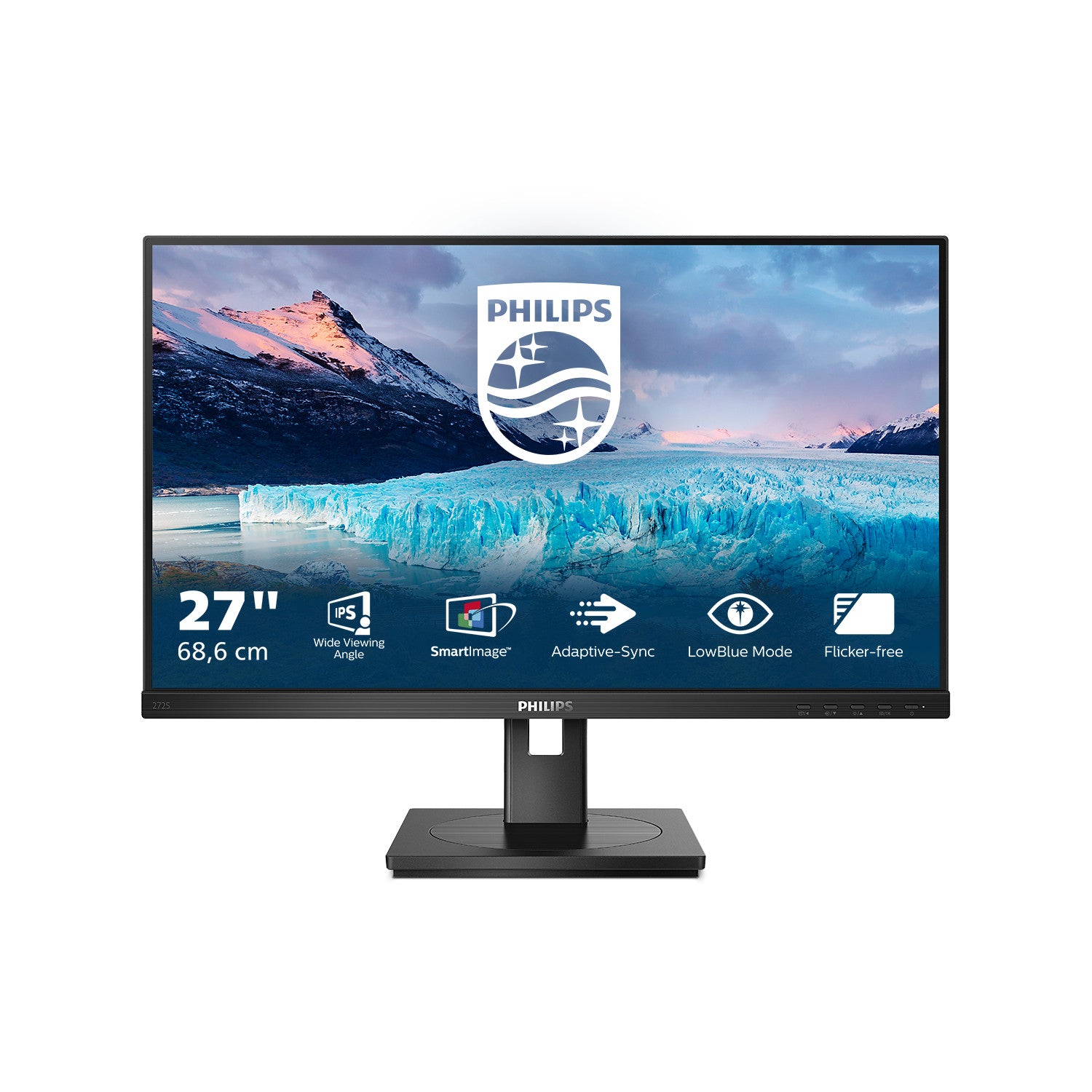 Philips 272S1M/00 Monitor PC 68,6 cm (27pollici) 1920 x 1080 Pixel Full HD LCD Nero