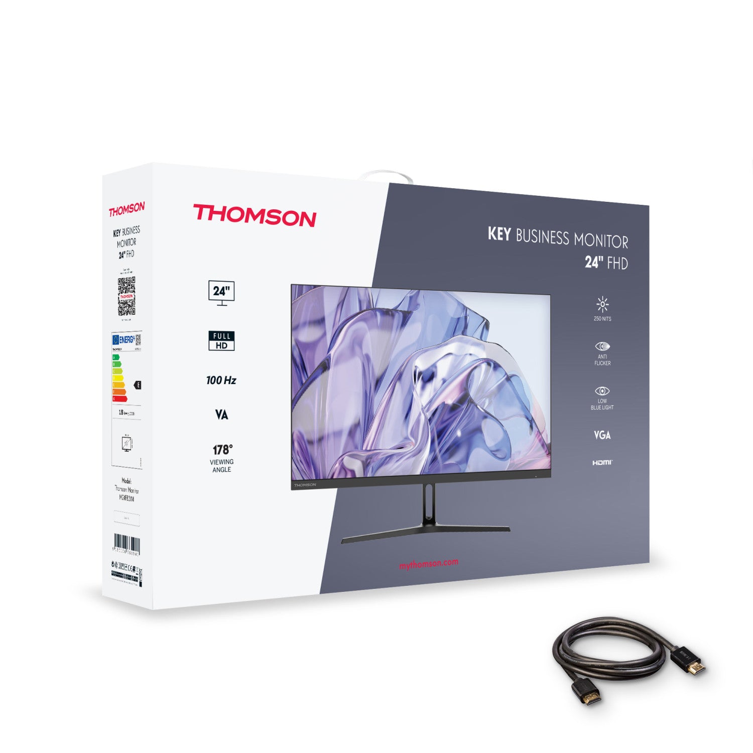 Thomson M24FB2Y14 Monitor PC 61 cm (24") 1920 x 1080 Pixel Full HD LED Nero