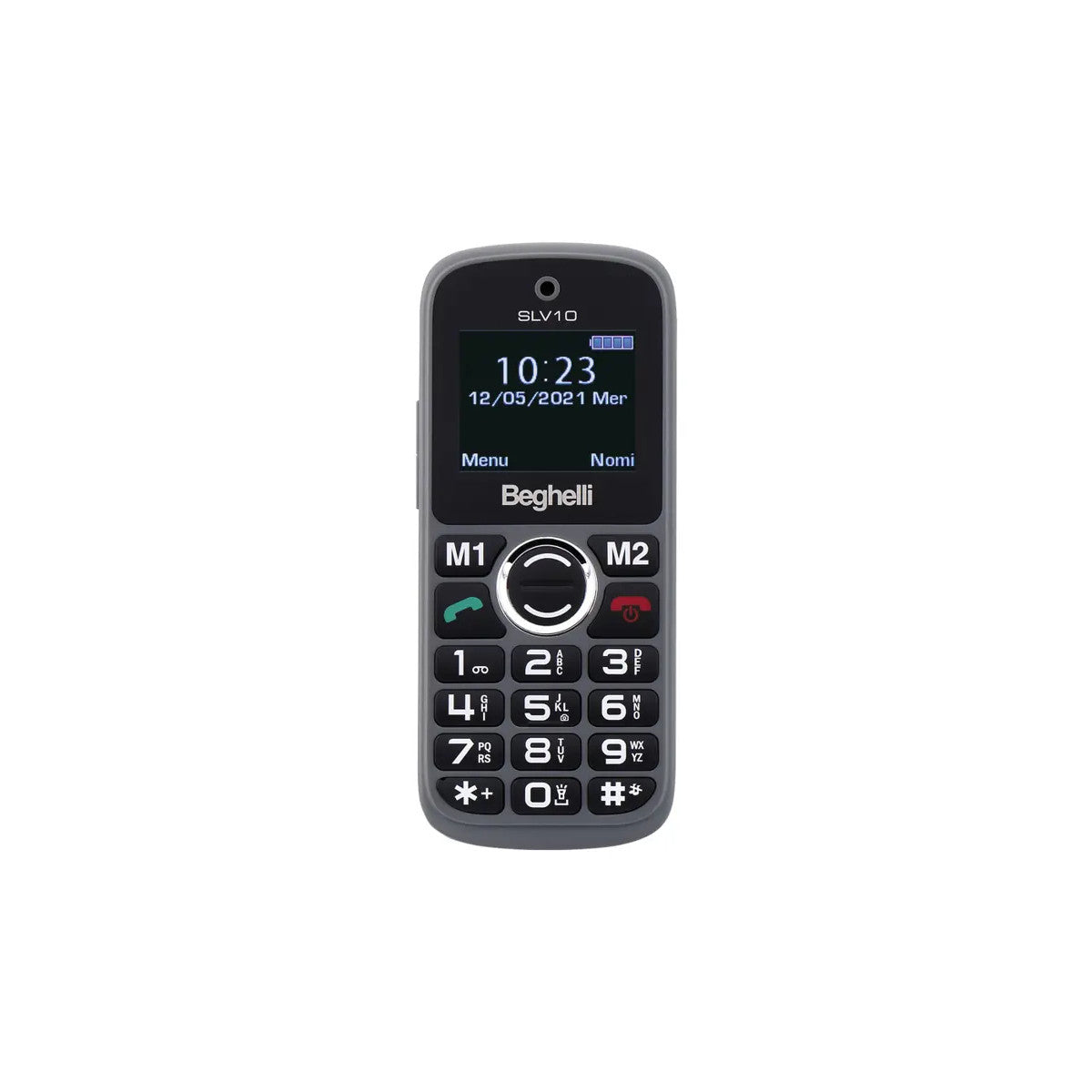 Beghelli SLV10 4,5 cm (1.77") 81 g Nero Telefono per anziani